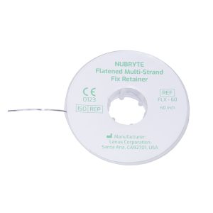Flattened multi-strand fix retainer
